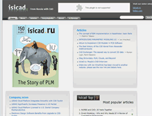 Tablet Screenshot of isicad.net